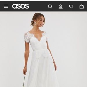 Asos wedding dress